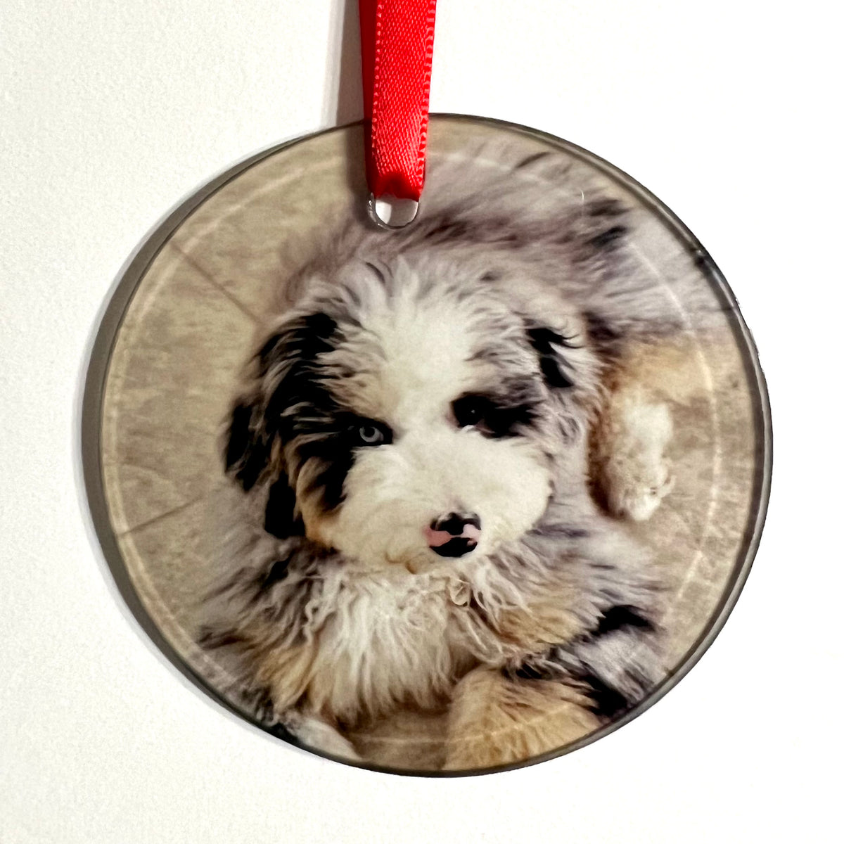Glass Photo Ornament- Personalzied