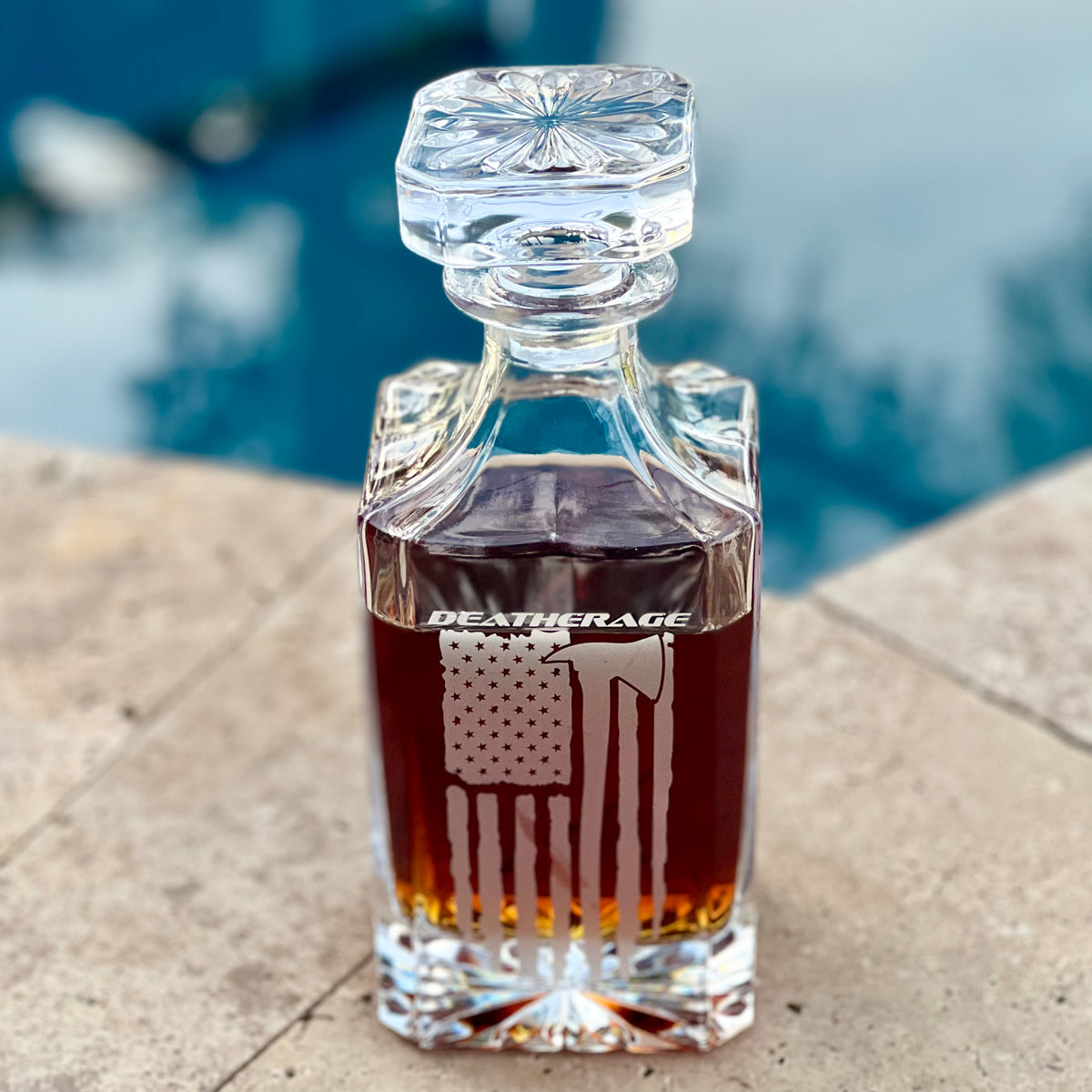 Custom Engraved Whiskey Decanter